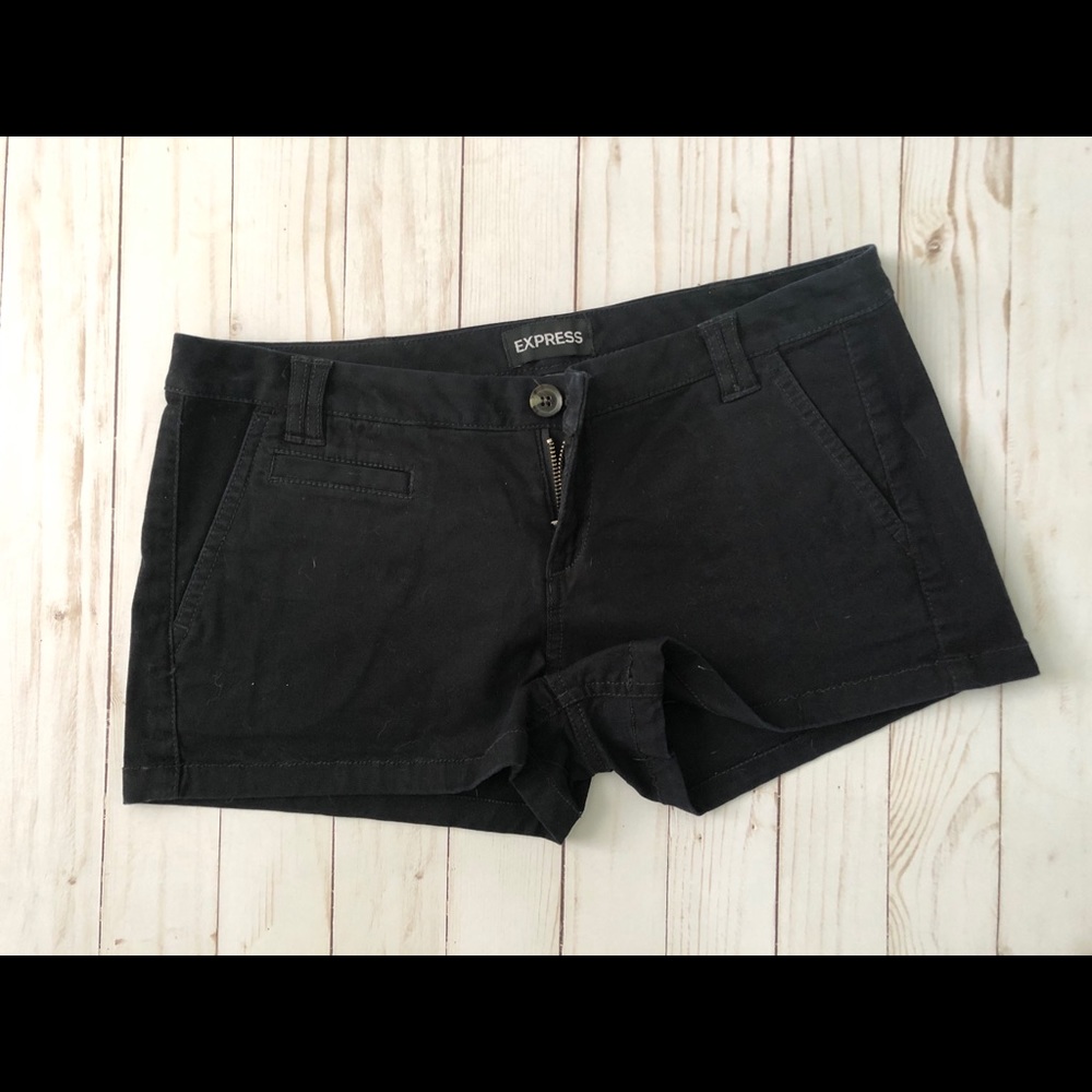 Express Black Shorts